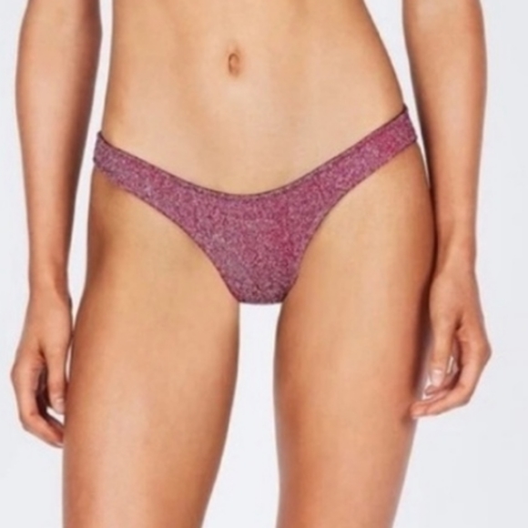 Grape sparkle Normal coverage Bathing suit bottom. - Picture 6 of 10
